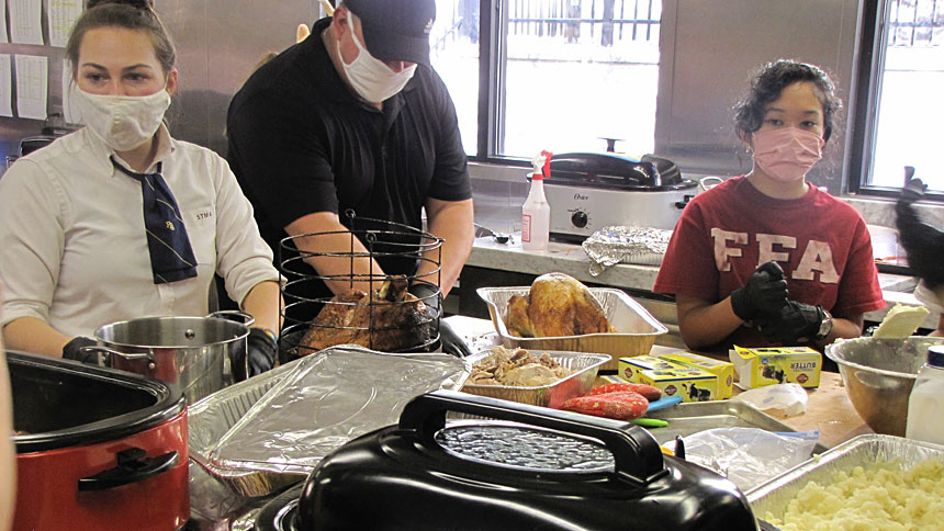 "Friendsgiving" at Saint Thomas More Academy