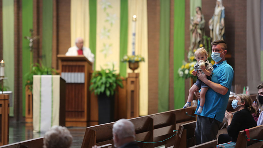 Mass honors 60 years for Monsignor Jerry Lewis