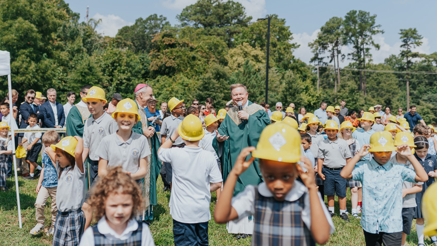 Cathedral breaks ground on its parish center