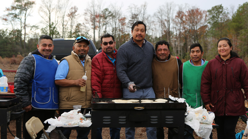 New land blessed; St. Andrew in Red Springs to build new church