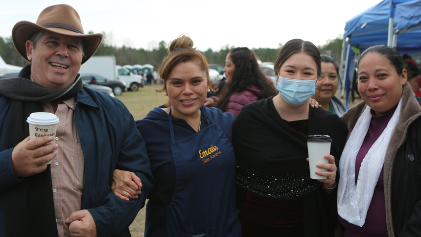 New land blessed; St. Andrew in Red Springs to build new church