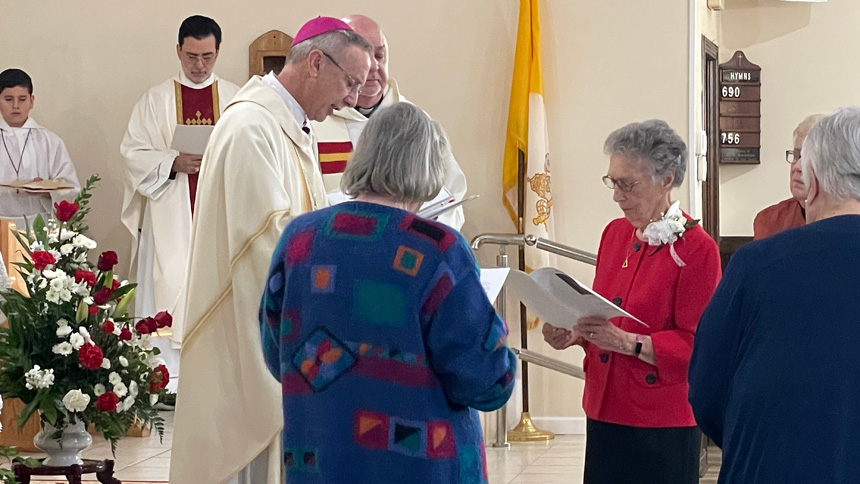 Sister Maxine honored for 75 years