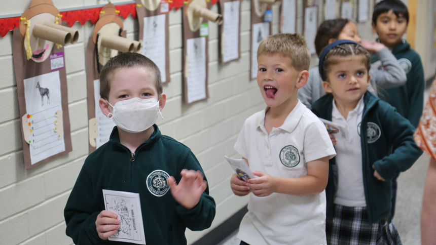 Bishop Zarama celebrates multicultural Mass at St. Thomas More School