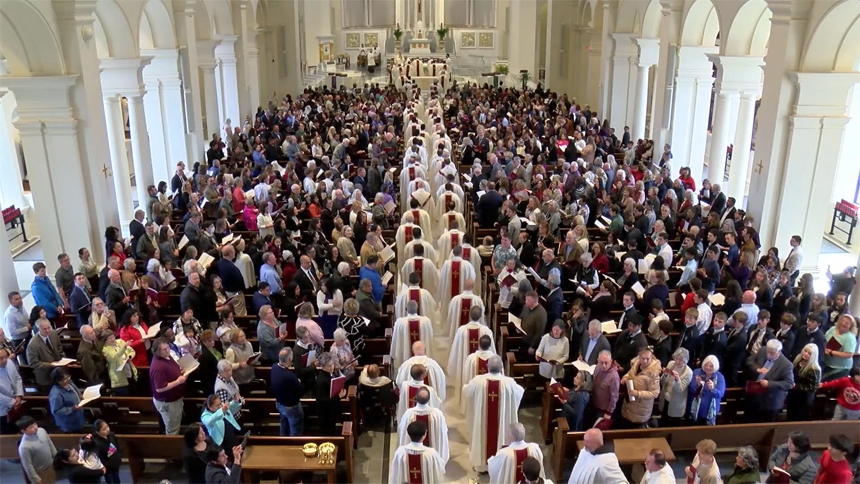 Chrism Mass draws Catholics from each deanery