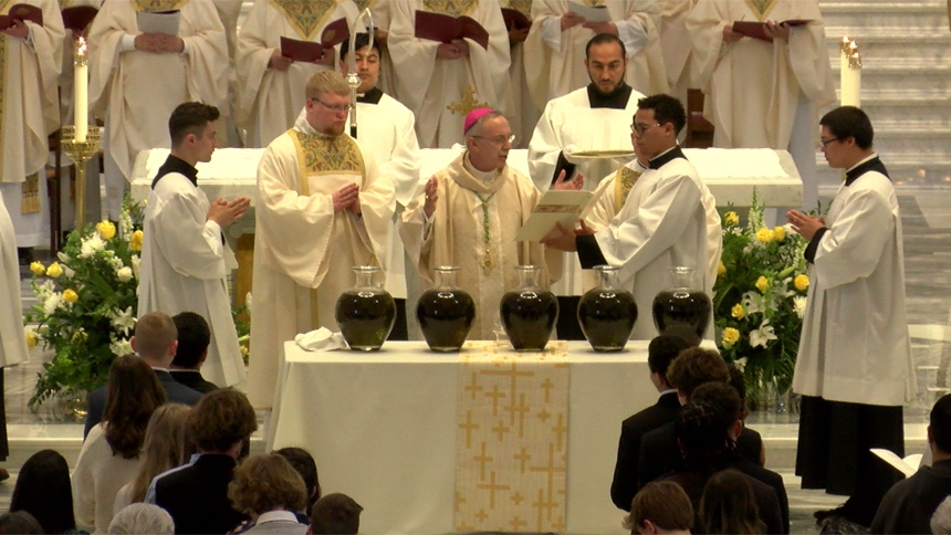 Chrism Mass draws Catholics from each deanery