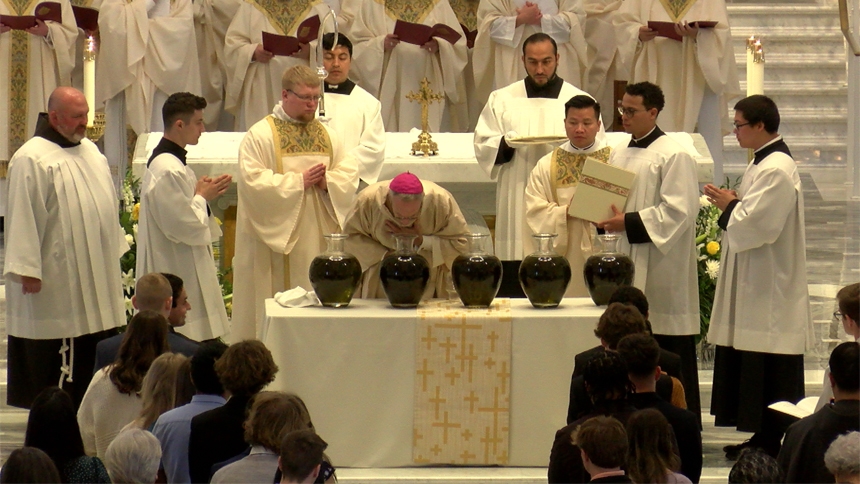 Chrism Mass draws Catholics from each deanery