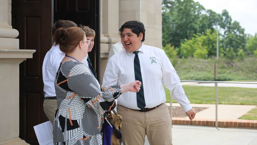 Graduating 8th graders celebrate at cathedral