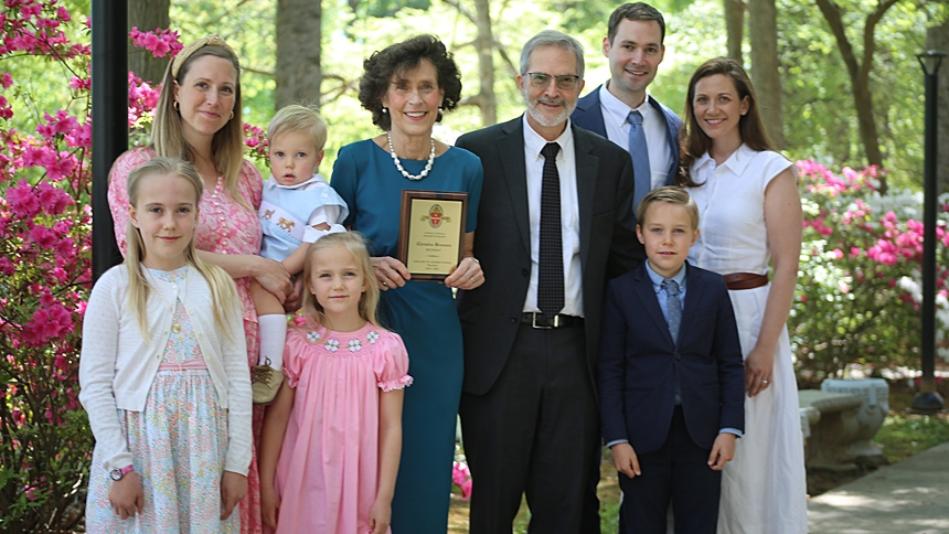 Lewis Award and OLL School honor Christine Brennan