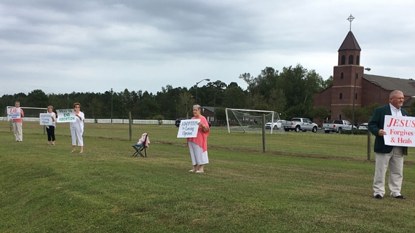 Knights lead respect life efforts, St. Brendan the Navigator Church, Shallotte, NC