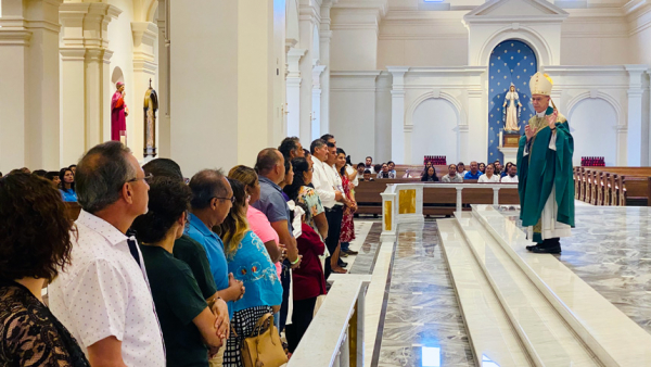 Songs, prayer and joy part of Cursillo celebration at cathedral