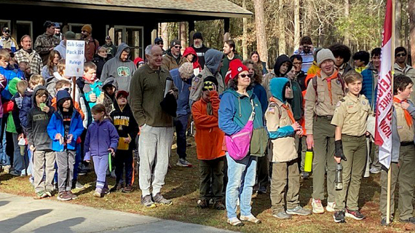 Catholic Scouts gather for camporee